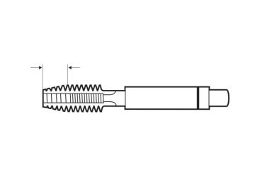 Völkel Hand Tap Rougher Dın 352/ Hss-G Bsw 1/4X20