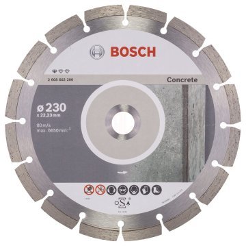 Bosch Elmas Kesme Diski Standard For Concrete 230x22,23 mm - 2608602200