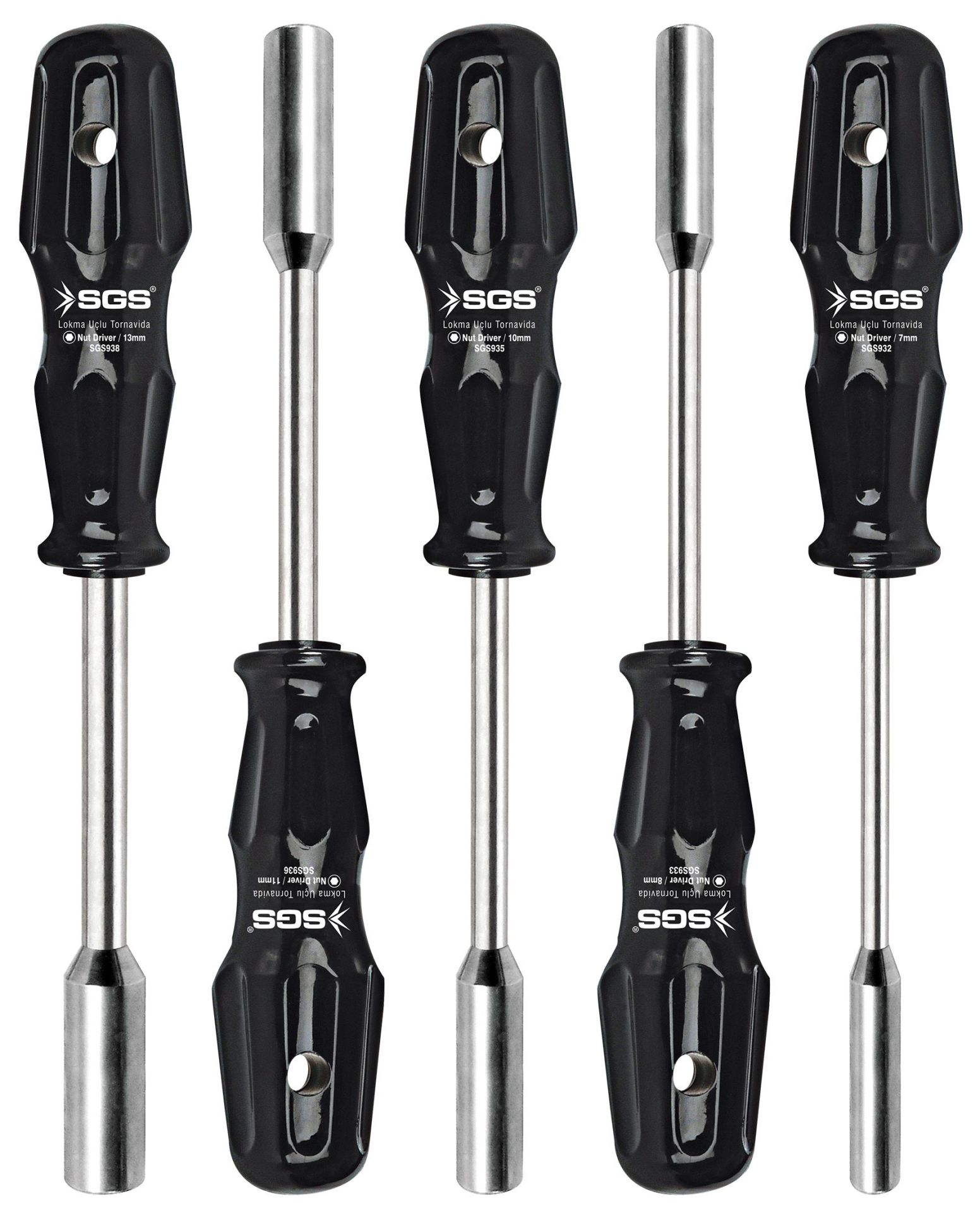 SGS 920 Lokma Tornavida 5 Li Set (Black Serıes)