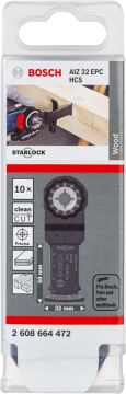 Bosch Starlock Testere Ucu Wood AIZ 32 EPC 32 mm (10 Adet) - 2608664472