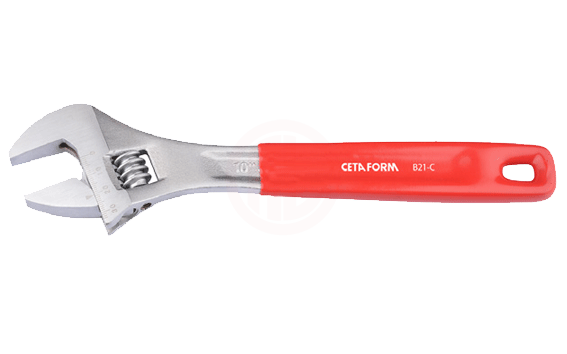 Ceta Form Kurbağacık Anahtar (Krom Kaplı-Pvc Daldırma Saplı) 200 Mm