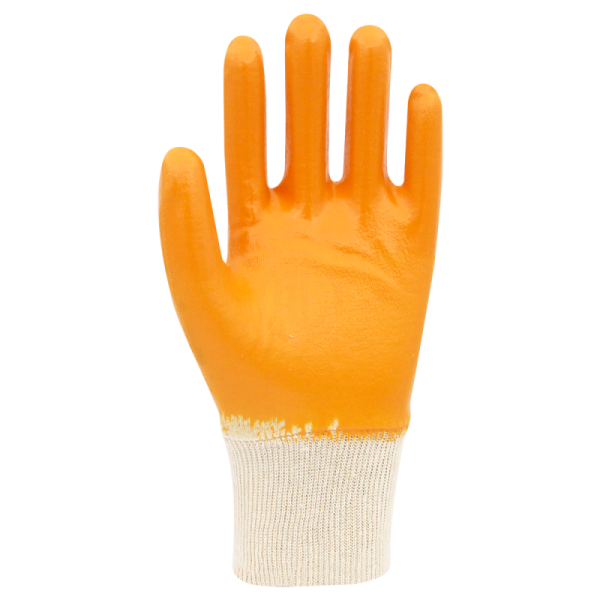 Beybi KN2+ Yüksek Performanslı Tam Nitril Kaplı Pamuk Eldiven Sarı No 10