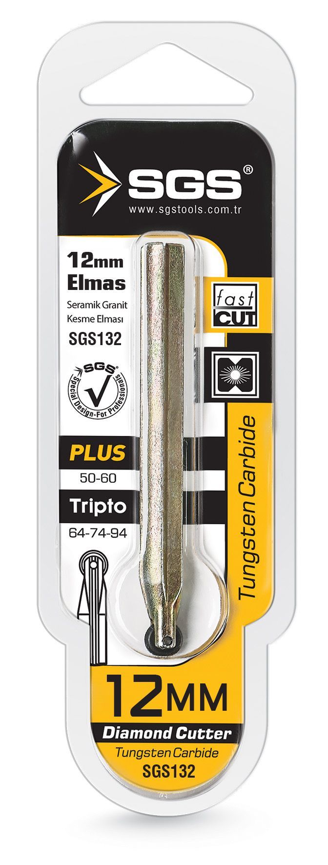 SGS 132 Seramik&Granit Kesme Elması 12Mm