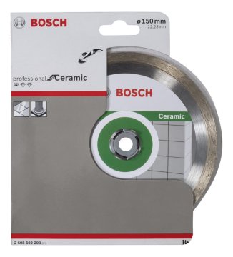 Bosch Elmas Kesme Diski Standard For Ceramic 150x22,23 mm - 2608602203