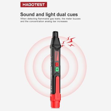 Habotest HT60 Gaz Kaçak Dedektörü Yanıcı Gaz Dedektörü