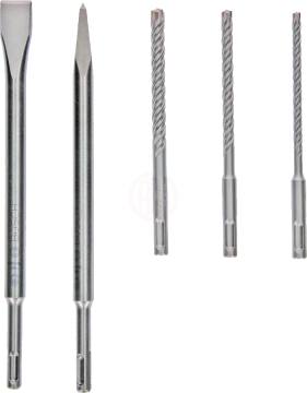 Bosch 5 Parça SDS Plus ve Keski Seti - 2607017515