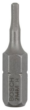 Bosch Vidalama Ucu Extra Hard HEX2x25 mm (3 Adet) - 2607001718