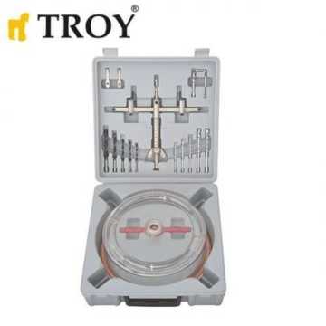 Troy 27493 Vantuzlu Daire Testere Seti (Ø 40-300mm)