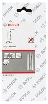 Bosch Elmas Kuru Karot Uç G1/2 İnç Best For Universal 78x150 mm - 2608587324