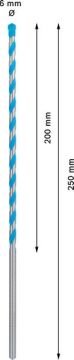 Bosch Çok Amaçlı Matkap Ucu Expert CYL-9 MC 6x250 mm - 2608901481