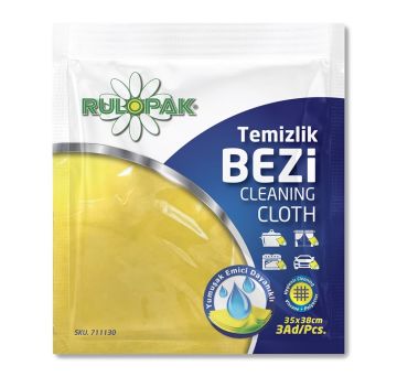 Rulopak 3 Lü Temizlik Bezi