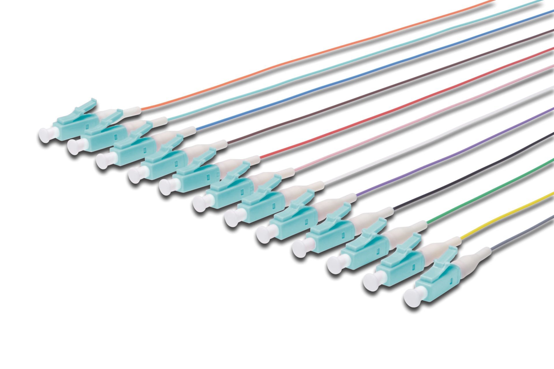 Assmann Lc/Upc Fiber Pigtail, 50/125 µ, Multimode, 0.9Mm Simplex, 2 Mt, Class Om3, Lszh, Birim Fiyatıdır