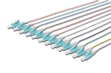 Assmann Lc/Upc Fiber Pigtail, 50/125 µ, Multimode, 0.9Mm Simplex, 2 Mt, Class Om3, Lszh, Birim Fiyatıdır