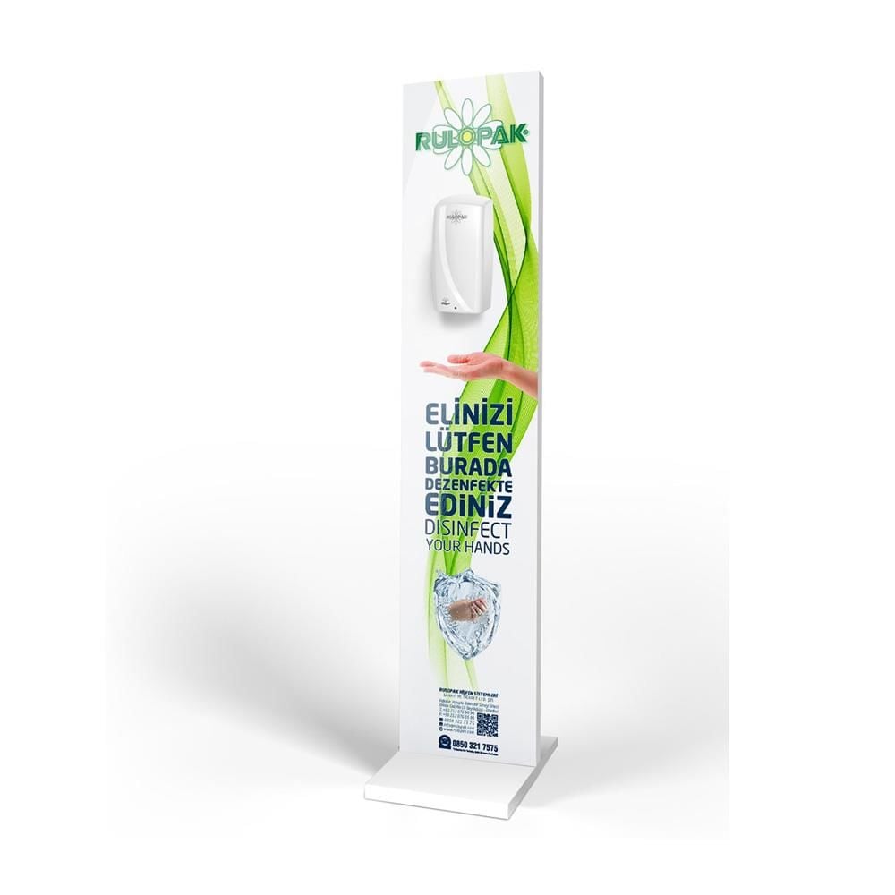 Rulopak Ahşap Hijyen Standı