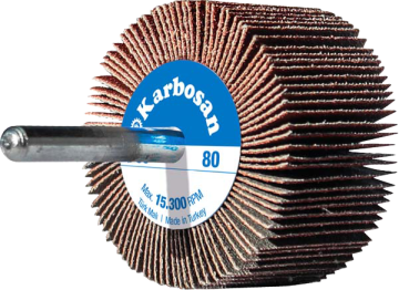 Karbosan Saplı Mop Zımpara 25X20 Mm 80 Kum
