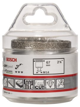 Bosch Kuru Elmas Delici Uç DrySpeed Best For Ceramic 67x35 mm - 2608587130