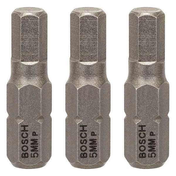 Bosch Vidalama Ucu Extra Hard HEX5x25 mm (3 Adet) - 2607001726