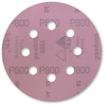 Sia Disk Zımpara 1950 Siaspeed 8 Delik Ø125 mm 800 Kum