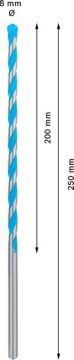 Bosch Çok Amaçlı Matkap Ucu Expert CYL-9 MC 8x250 mm - 2608901484
