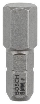Bosch Vidalama Ucu Extra Hard HEX8x25 mm (3 Adet) - 2607001730