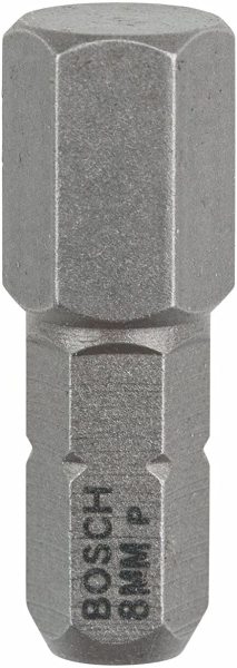 Bosch Vidalama Ucu Extra Hard HEX8x25 mm (3 Adet) - 2607001730