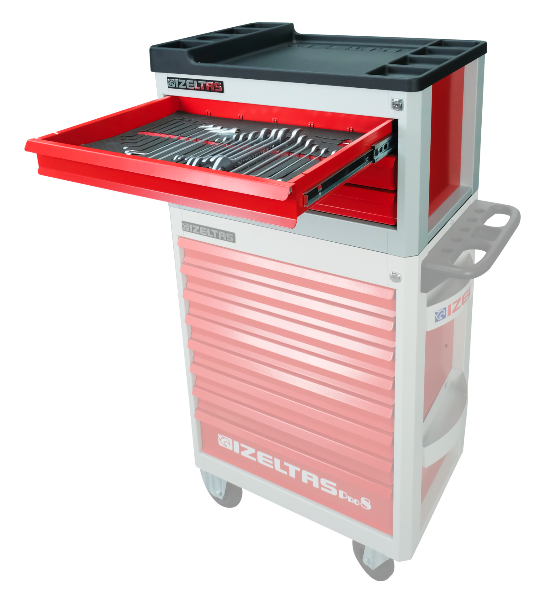 İzeltaş Pro Seri 3 Çekmeceli Dolap Üstü Dolap