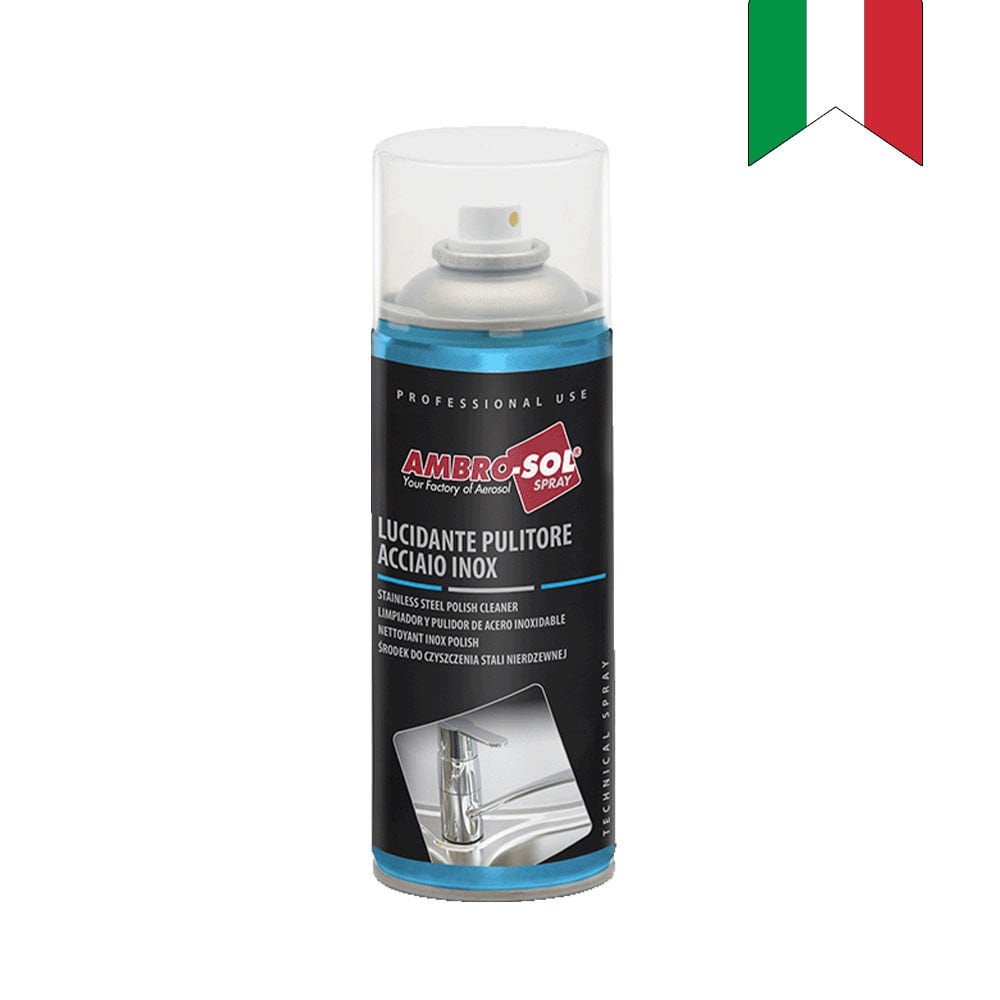 Ambro-Sol Ambro-Sol Paslanmaz Çelik Temizleme Spreyi 400 Ml