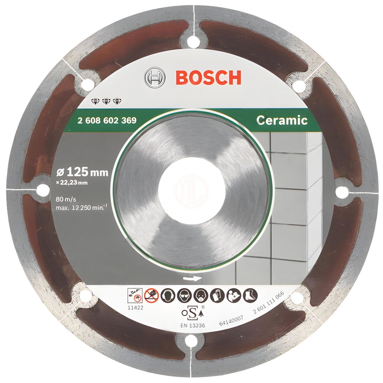 Bosch Temiz Seramik Kesmek İçin Elmas Bıçak 125 Mm Best For Ceramic Extra C - 2608602369
