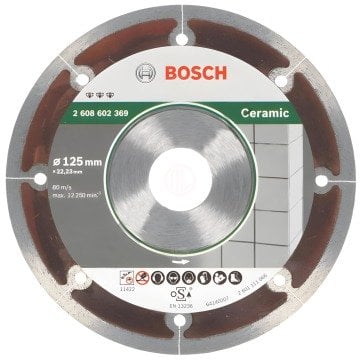 Bosch Temiz Seramik Kesmek İçin Elmas Bıçak 125 Mm Best For Ceramic Extra C - 2608602369