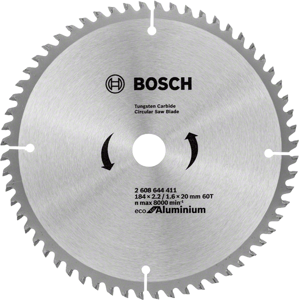 Bosch Daire Testere Bıçağı Eco For Aluminium 184x20 mm 60 Diş - 2608644411