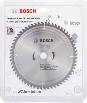 Bosch Daire Testere Bıçağı Eco For Aluminium 184x20 mm 60 Diş - 2608644411