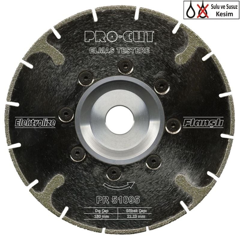 Procut Elekrolize Testere Flanşlı 150 Ece  - PRC51102