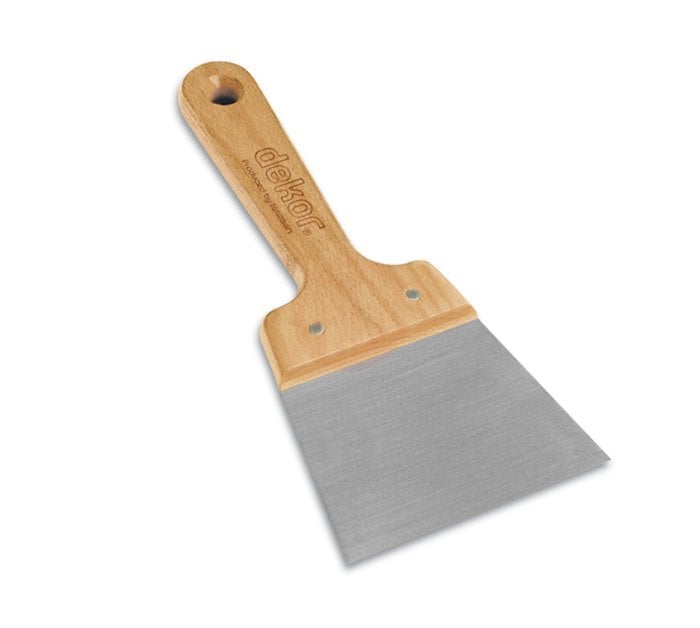 Dekor Hassan Sahra Ispatulası Ahşap Saplı Paslanmaz Çelik 8 Cm