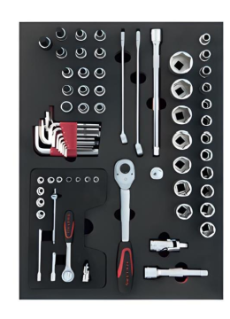 İzeltaş Elıte Seri Dolap 2. Çekmece İçi 69 Parça