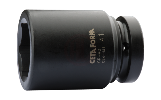 Ceta Form 1 İnç 6 Köşe Derin Havalı Lokma Anahtar 80 Mm
