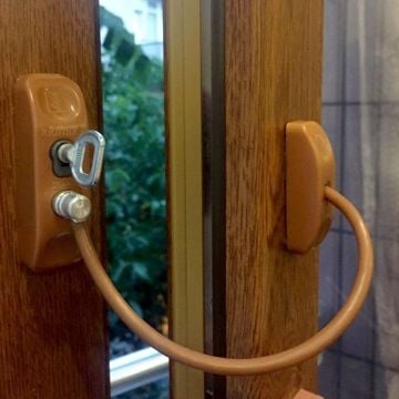 Yuma Çelik Halatlı Emniyet Kilidi Kahverengi