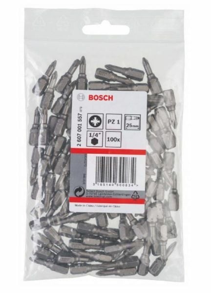 Bosch Vidalama Ucu Extra Hard PZ1x25 mm (100 Adet) - 2607001557