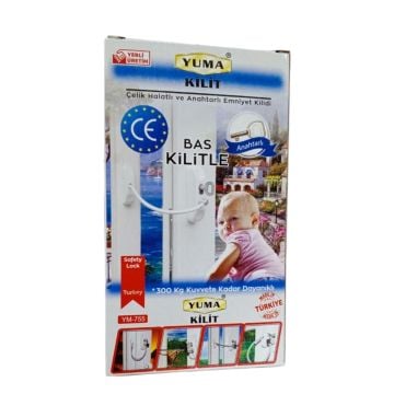 Yuma Çelik Halatlı Emniyet Kilidi Kahverengi