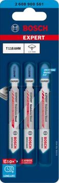 Bosch Dekupaj Testere Bıçağı Expert SpeciforInox T118AHM (3 Adet) - 2608900561