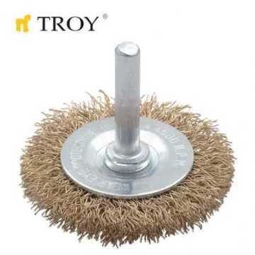 Troy 27703-40 Pimli Daire Fırça (40mm)
