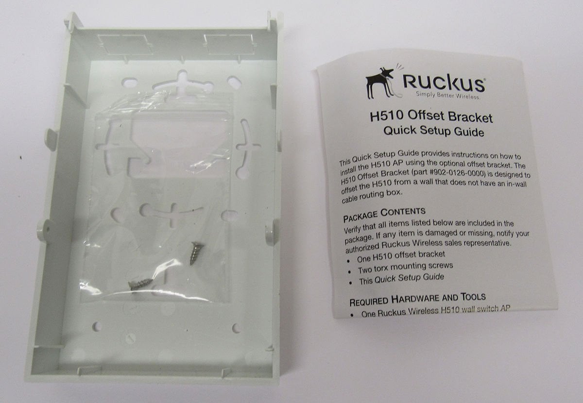 Ruckus Wireless Surface Mount Bracket For H510