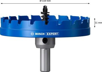 Bosch Delik Açma Testeresi Expert Carbide Metal 110 mm - 2608901450