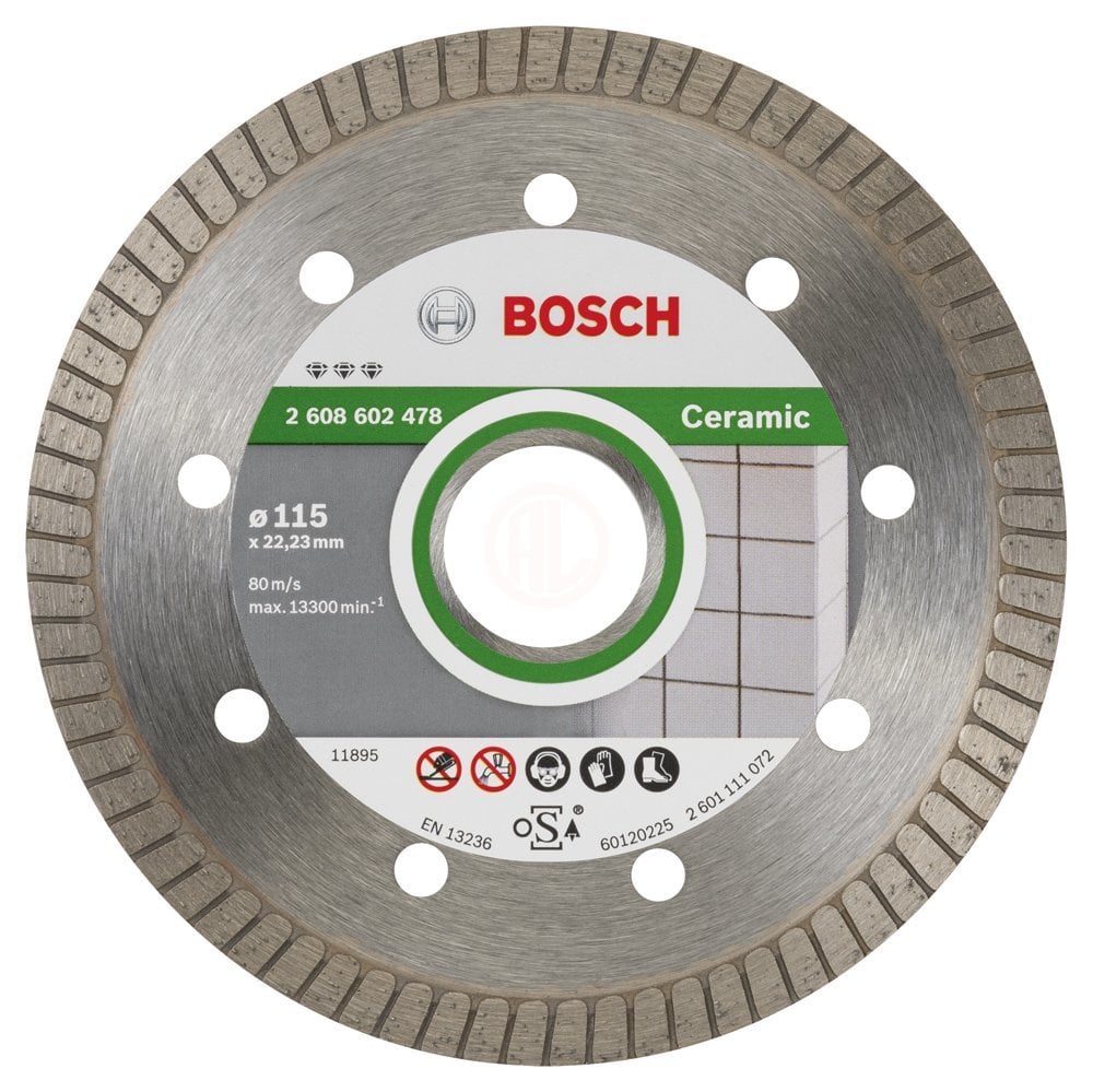 Bosch Elmas Kesme Diski Best For Ceramic ExtraClean 115x22,23 mm - 2608602478