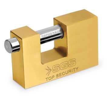 SGS 1360 Asma Kilit Kayar Milli Sarı Kaplama 70Mm