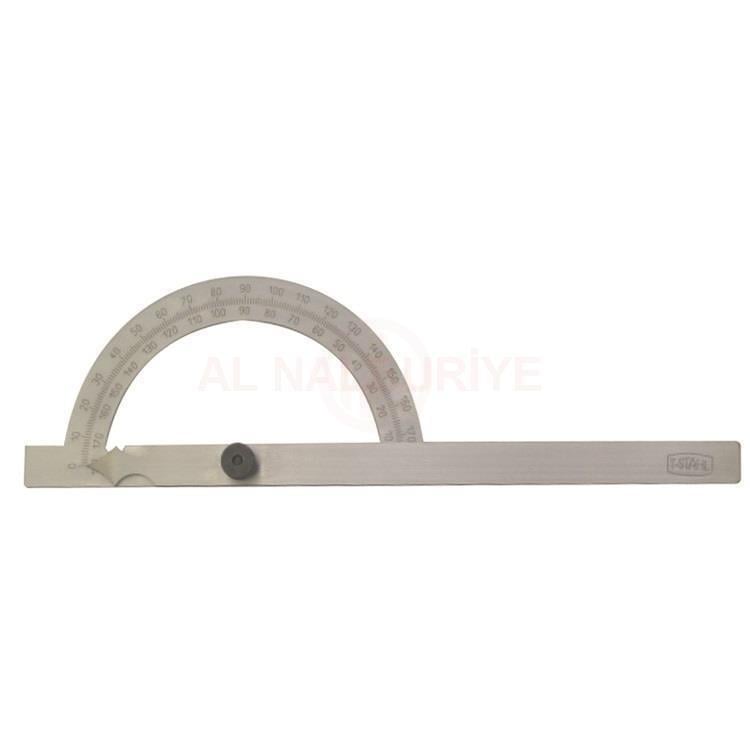 T-Stahl Açı Ölçer 0-180° (1° Taksimatlı) 200x300 mm