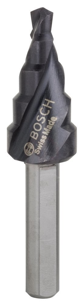 Bosch Spiral Kanallı HSS-AlTiN 5 Kademeli Matkap Ucu Üç Yüzeyli Şaft Ø4-12 mm - 2608588064