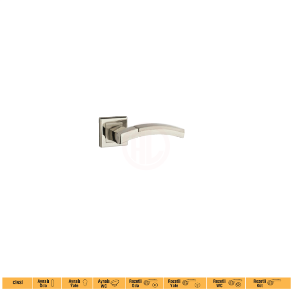 Nobel BALNODİ NİKEL SATEN ODA ROZETLİ KOL - 76606193