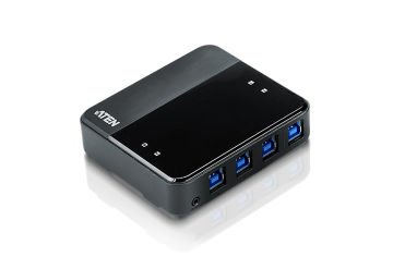 Aten Usb Arayüzüne Sahip Cihazları Paylaştıran Switch, Usb 3.0 , 4 Pc, 4 Usb Cihaz