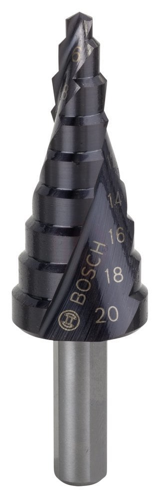 Bosch Spiral Kanallı HSS-AlTiN 9 Kademeli Matkap Ucu Üç Yüzeyli Şaft Ø4-20 mm - 2608588066