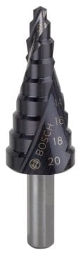 Bosch Spiral Kanallı HSS-AlTiN 9 Kademeli Matkap Ucu Üç Yüzeyli Şaft Ø4-20 mm - 2608588066